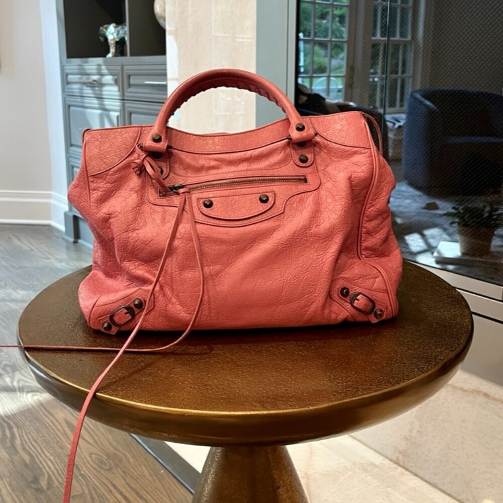 Balenciaga Leather City Bag Medium